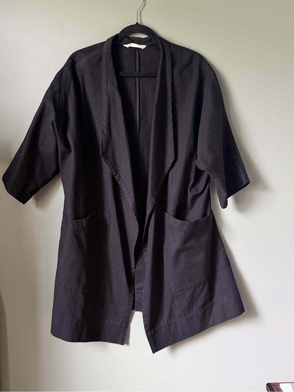 Elizabeth Suzann - Harper Jacket Cotton Canvas - Black / OS Minus
